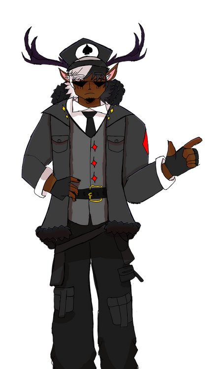 Sol standing art (illustration by AoVii(voicer) )